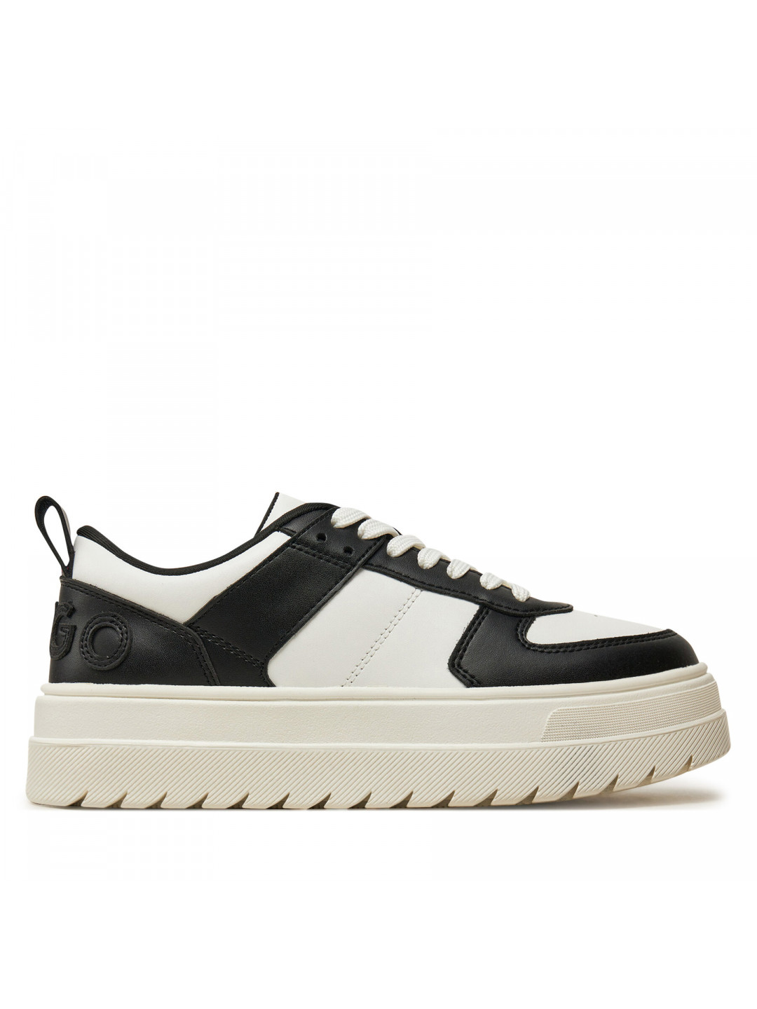 Sneakersy Hugo Lyssa 50529811 10252247 01 Bílá